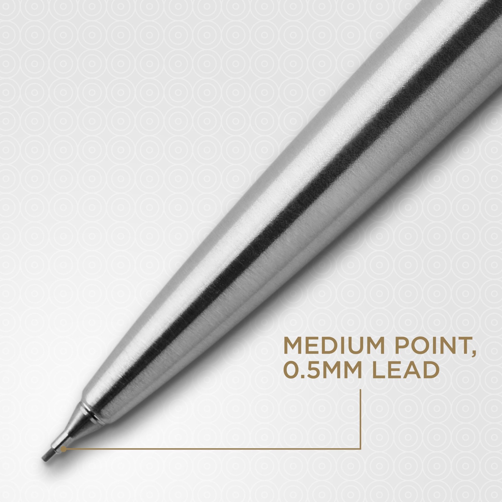 Jotter Mechanical Pencil, Stainless Steel with Chrome Trim, 0.5mm, HB #2 – Sm…