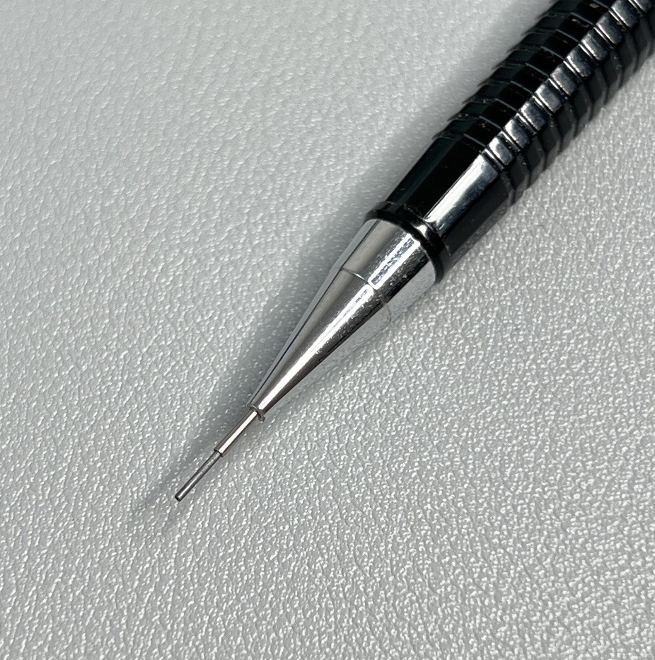 Vintage Micro Korea Q-Tech 7-135 Mechanical Pencil 0.5mm Black Drafting RARE 90s