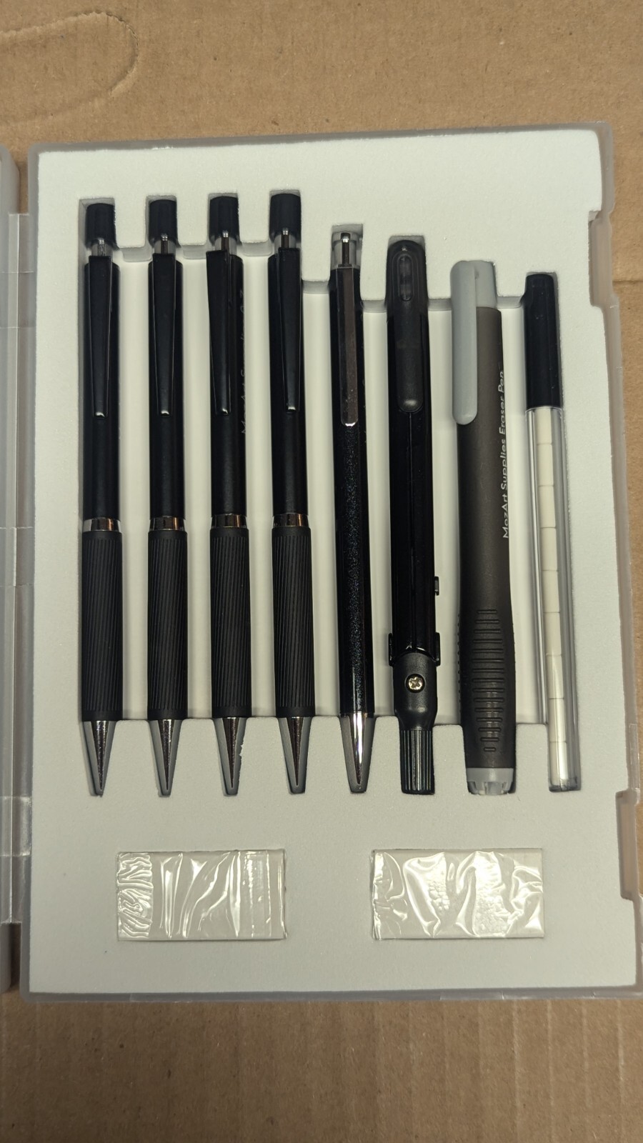Mozart Premium Art Mechanical Pencil Set Eraser 0.3 0.5 0.7 0.9 2.0mm + Color