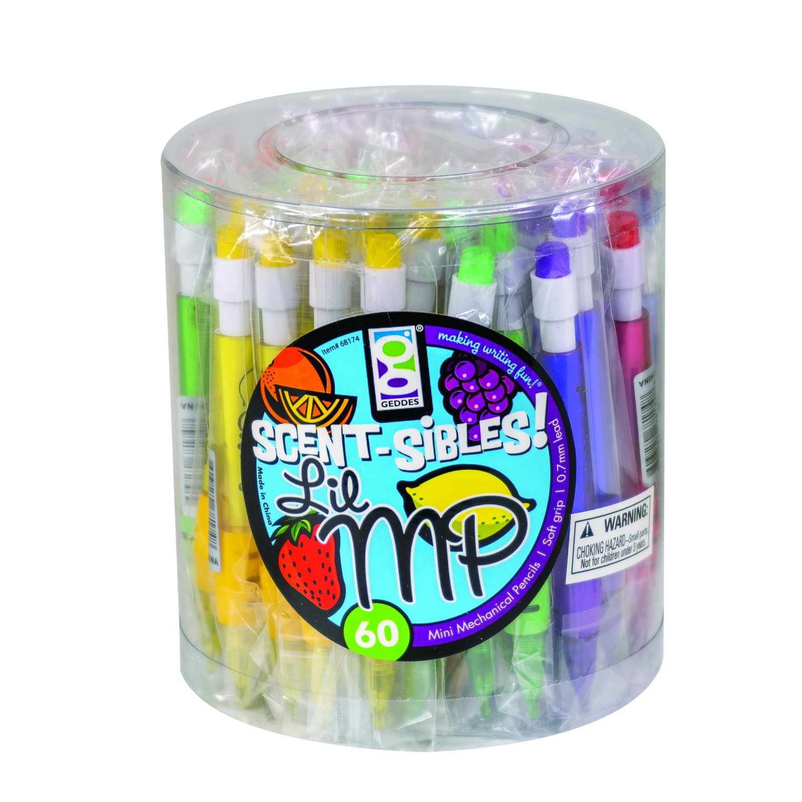60 PCS ScentSibles Lil MP Scented Mechanical Pencils Orange Writing Tools