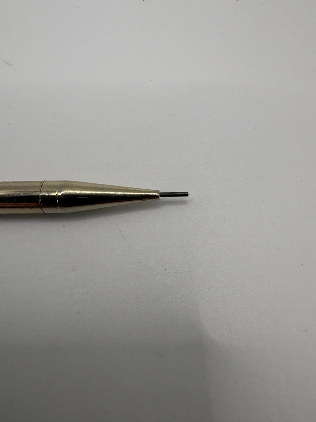 Vintage Mascot USA Mechanical Pencil Purple Gem Floral Hand Painted Works