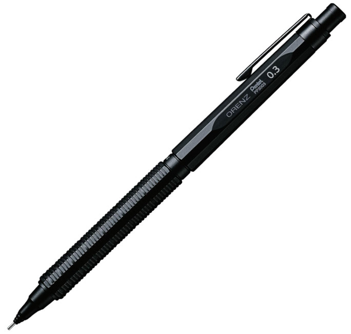 Pentel Orenz Nero 0.3mm Mechanical Pencil PP3003-A Black Japan New