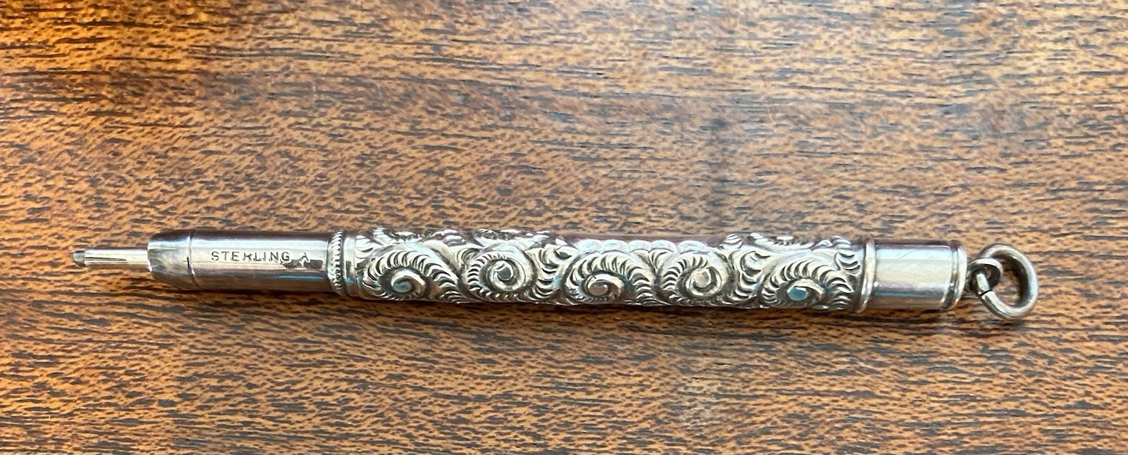 AIKEN LAMBERT STERLING SILVER MECHANICAL PENCIL RINGTOP