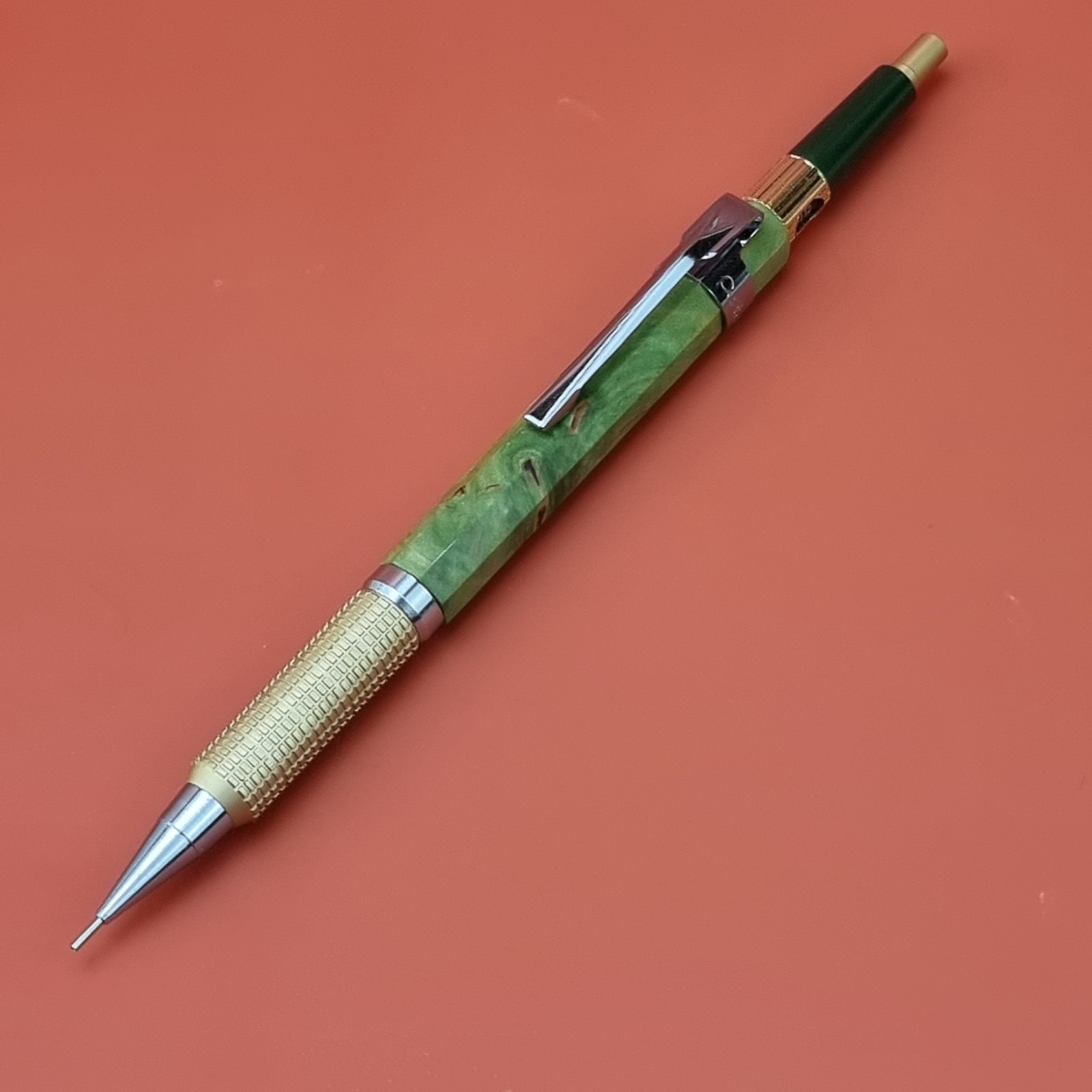 Hand Crafted Pentel PG5 Mechanical Pencil with Octagonal Maple Berl