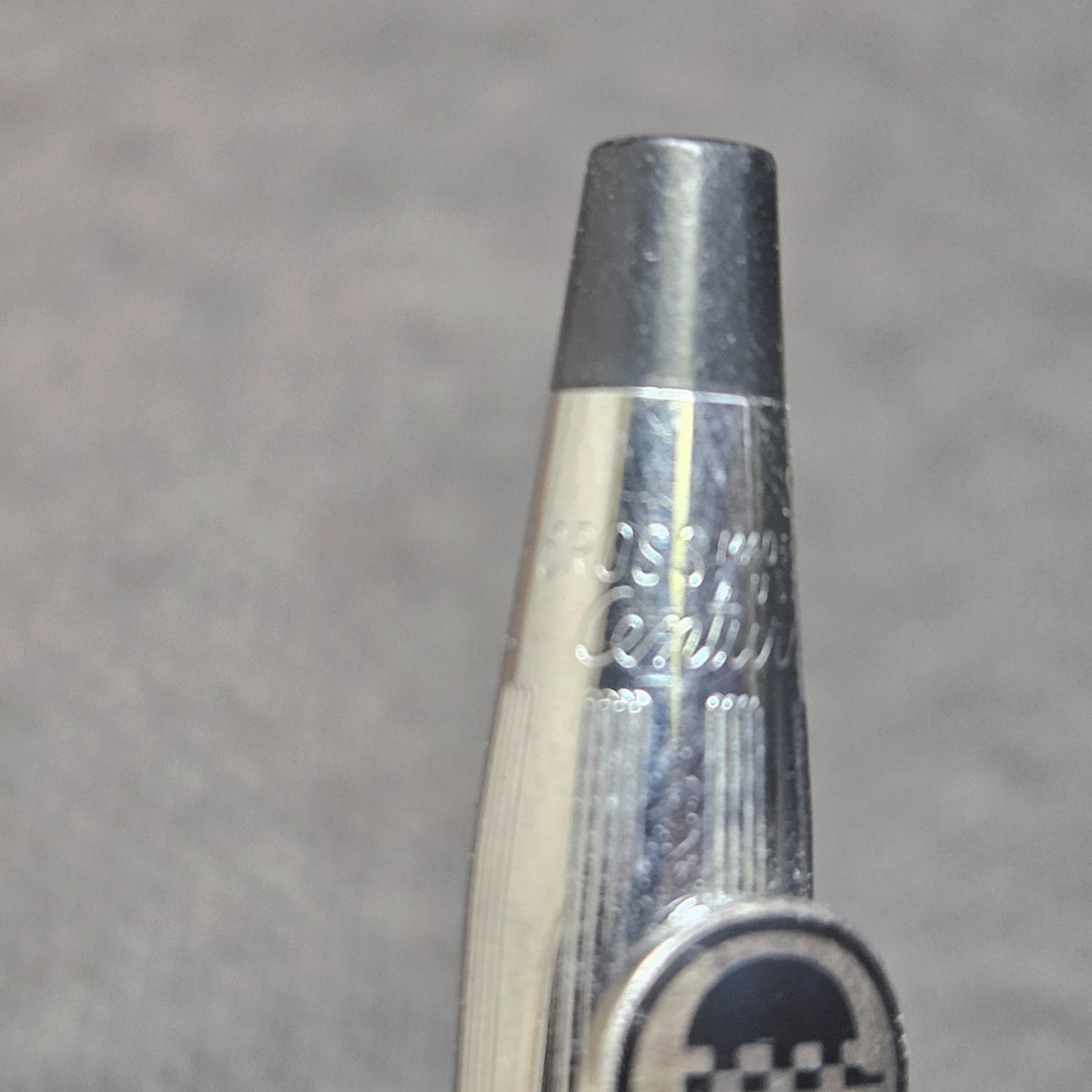Vintage Cross Classic Century Chrome Mechanical Pencil Unknown Corporate Logo US