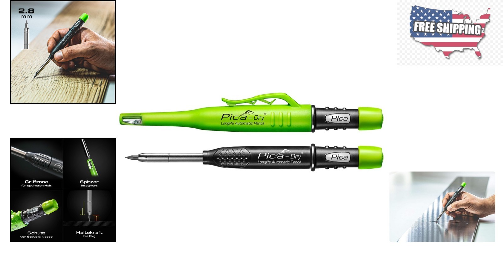 Durable Green Automatic Pencil 3030 – Ideal for Drawing & Writing Excellence