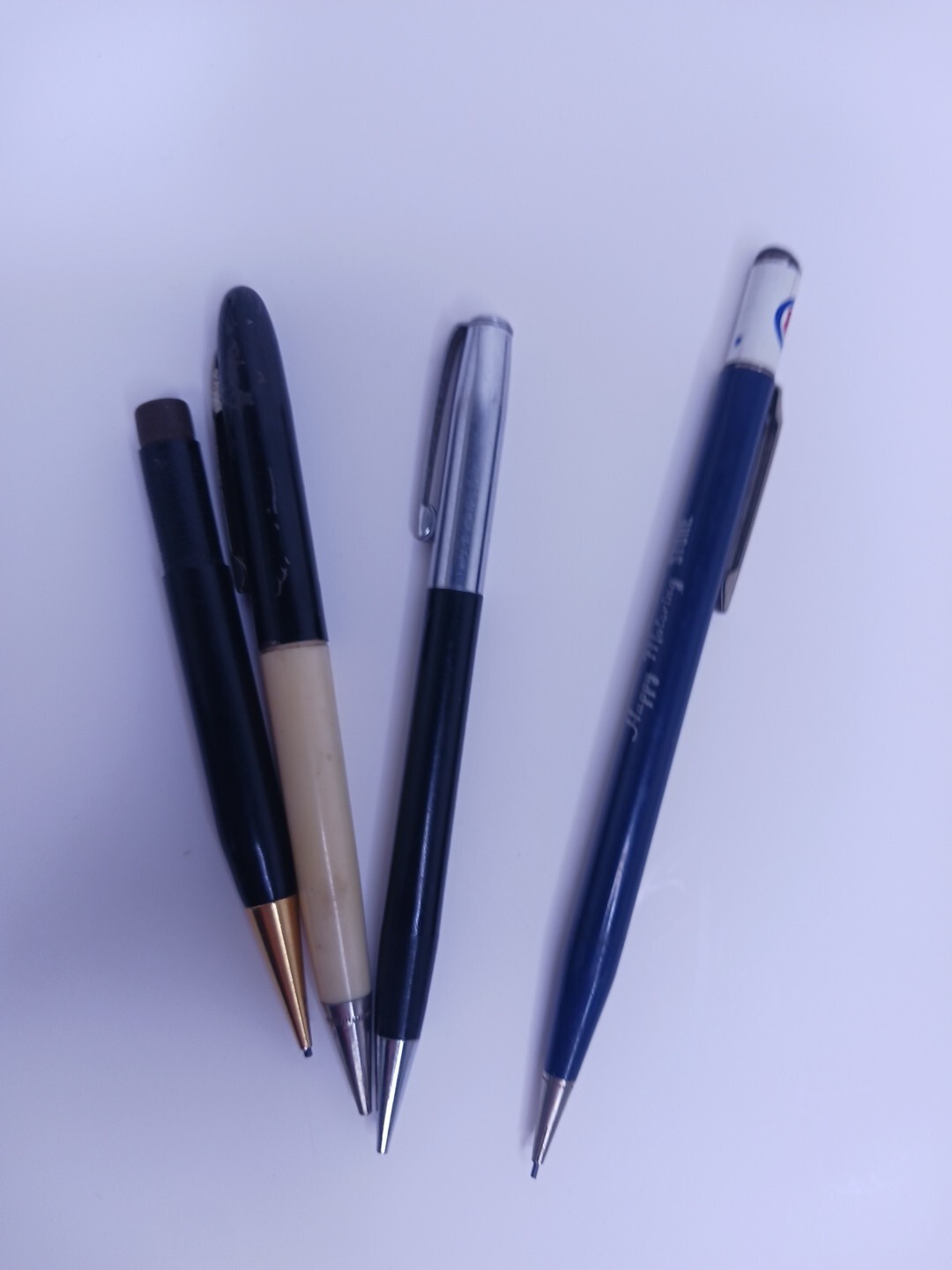 Vintage Mechanical Pencil Lot Of 4 Untested Autopoint Remington Ritepoint