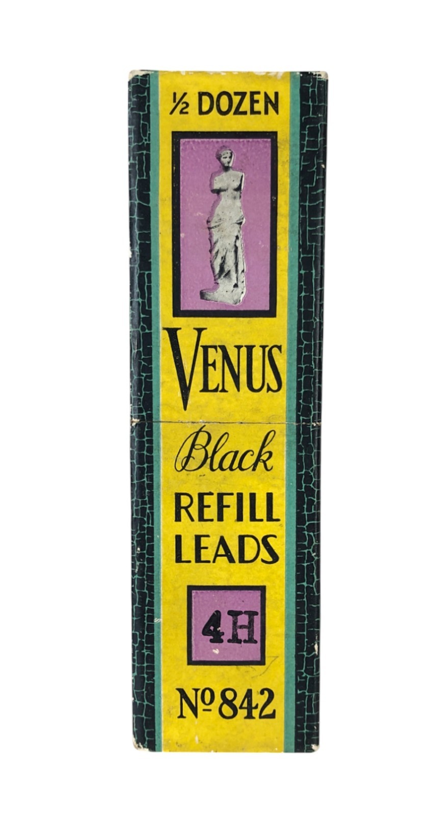 Vintage Venus No. 842 Black Refill Leads Box of 6