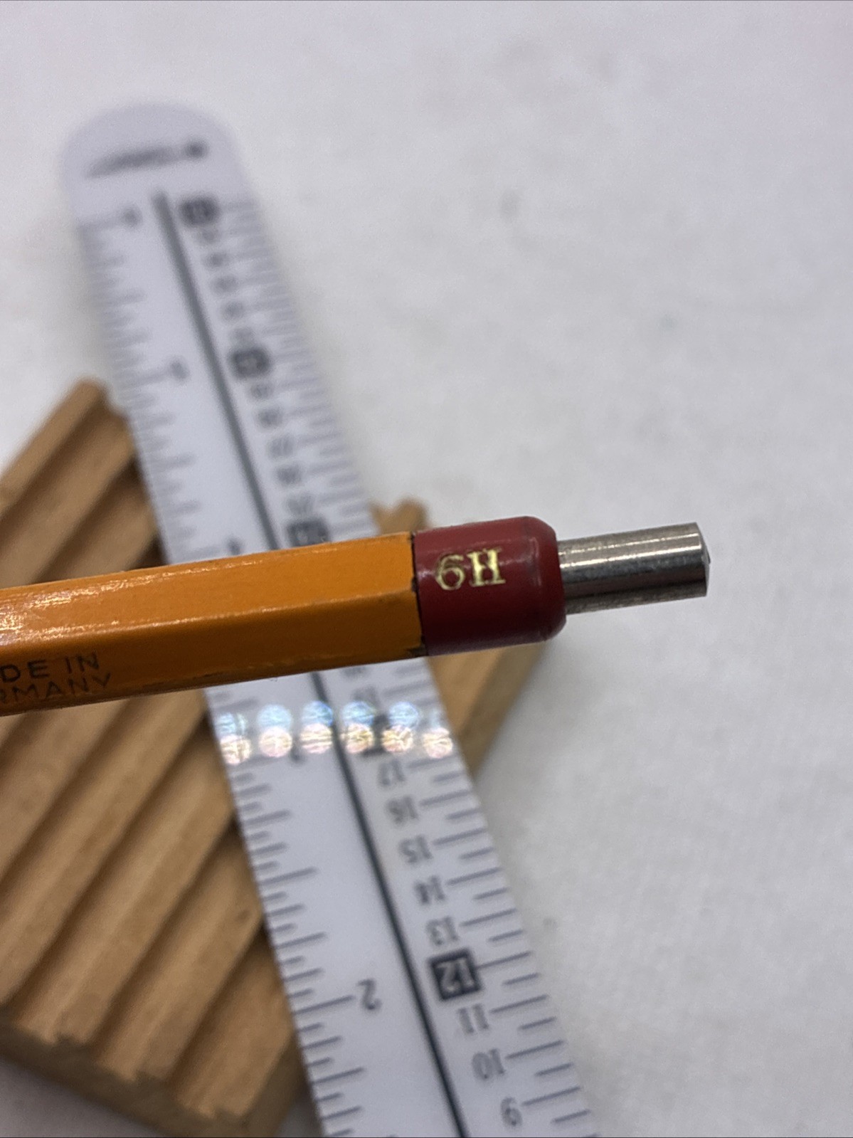 Red pusher EBERHARD FABER 606 ” VAN DYKE ” CHR MO LEADHOLDER pencil 2 mm Loc 2