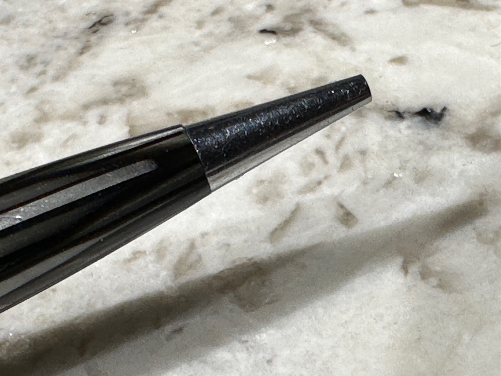 SHEAFFER Vintage Mechanical Pencil Marbled Gray Black Made in USA Needs Service
