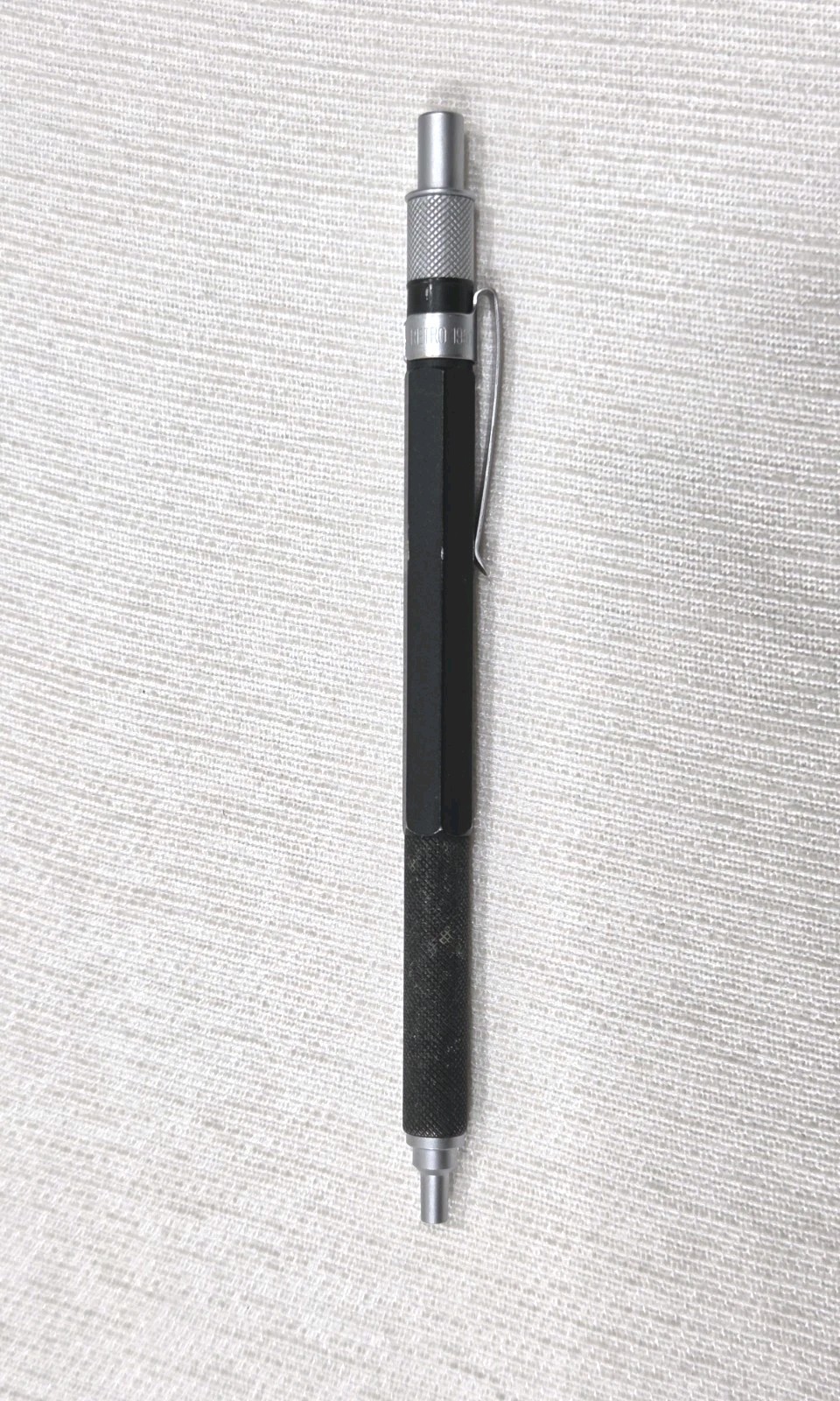 Retro 51 / Hex-o-matic Series Black 7mm Lead Pencil + Extra Erasers