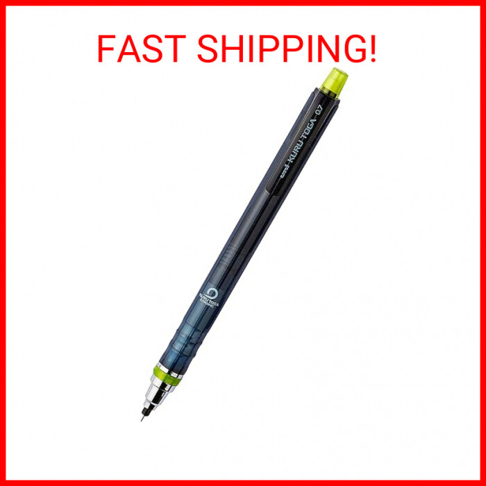 uni-ball Kuru Toga Mechanical Pencil with 0.7 mm Lead Refills & Pencil Erasers,