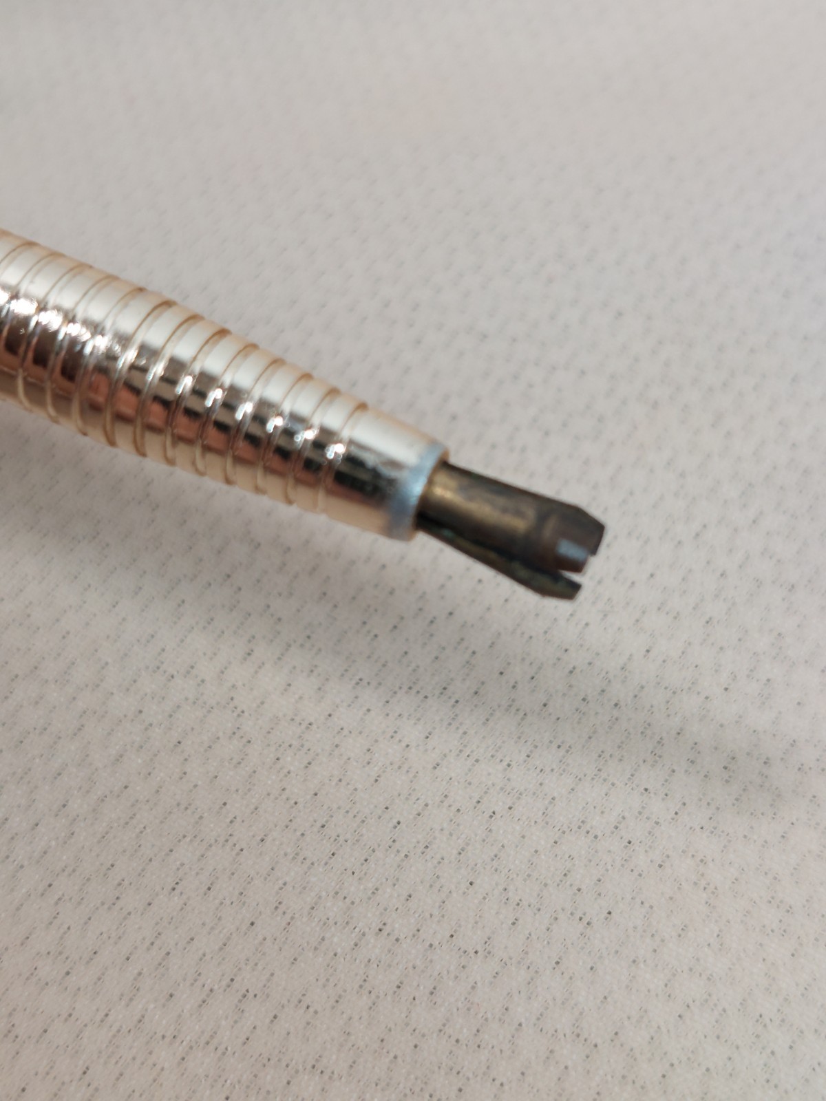 Vintage Drafting Mechanical Pencil Metal Grip HB 2H B Selector Retro Artist Tool