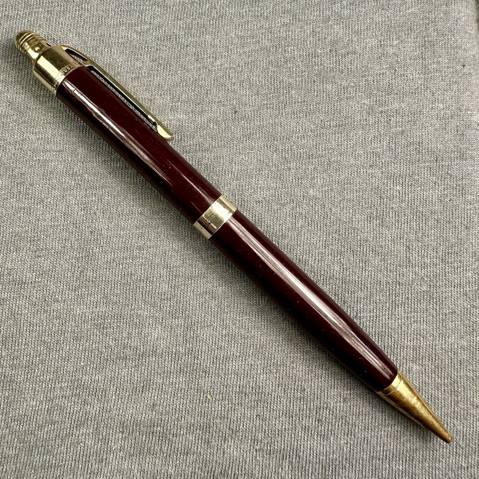 Vintage Eversharp Skyline Mechanical Pencil Maroon Gold Filled Trim USA Working