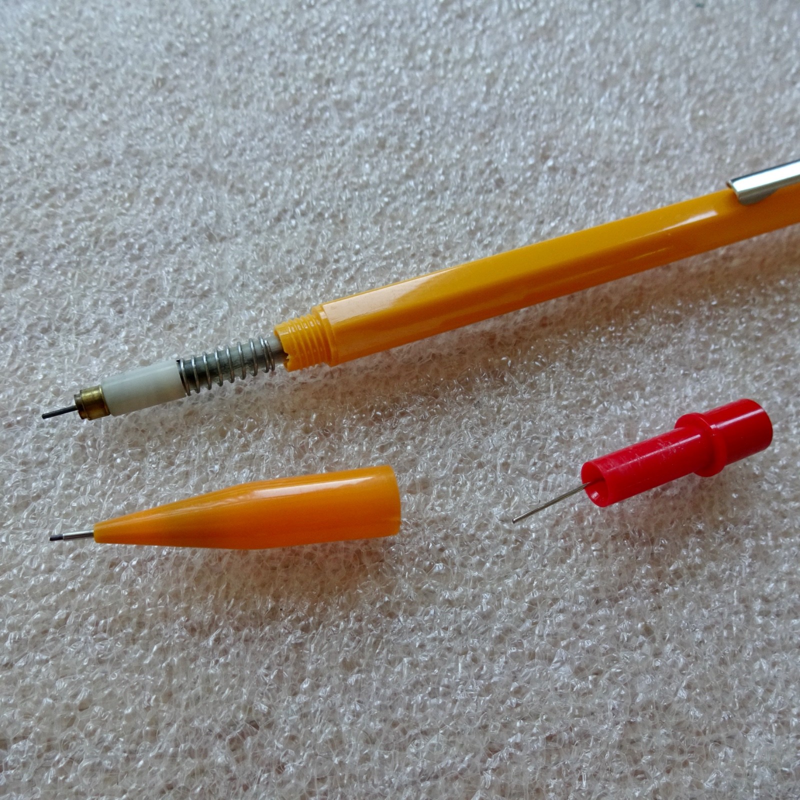 Berol Automatic TE5 0.5 Yellow Mechanical Pencil -Vintage Japan