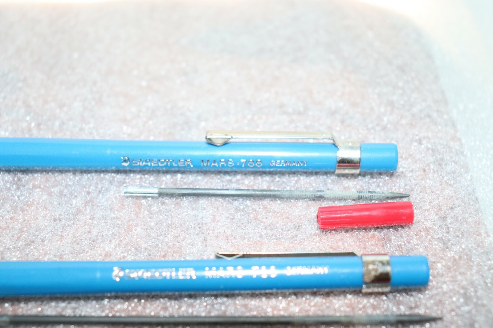 Staedtler Mars 788 Drafting Mechanical Pencil with 6H, F. Leads Lot