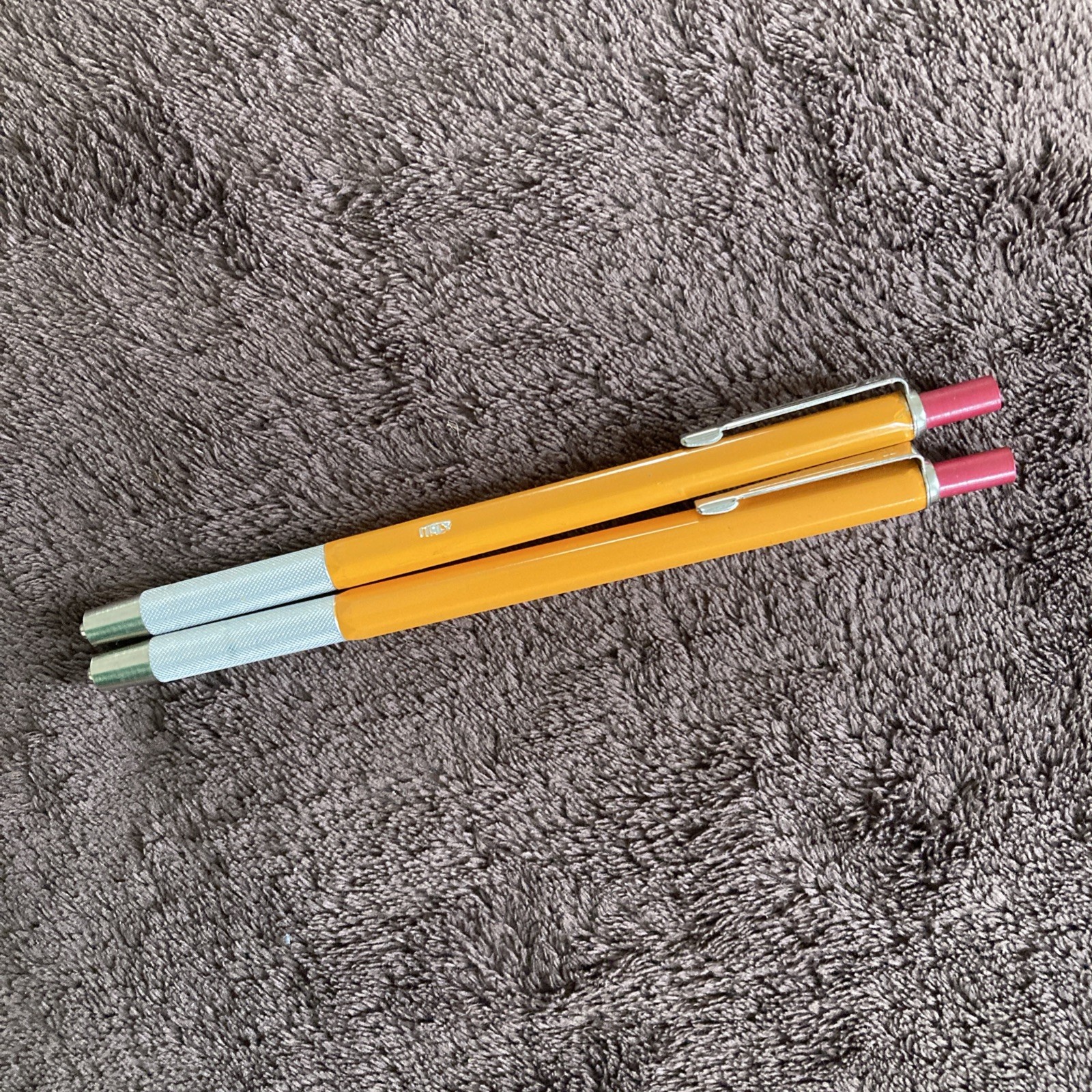 ( 2 ) Vintage Mechanical Drafting Lead Holder Pencil Italy