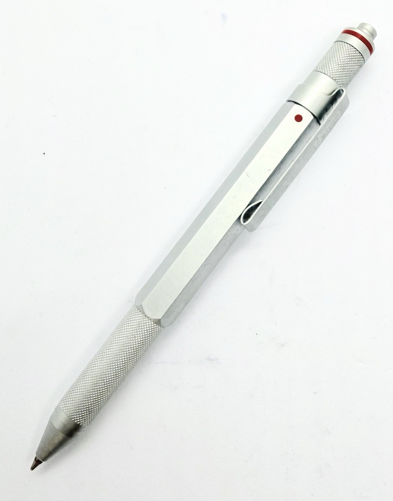 Rotring 600 Trio silver multi function Ballpoint Pen Mechanical Pencil 0.5mm