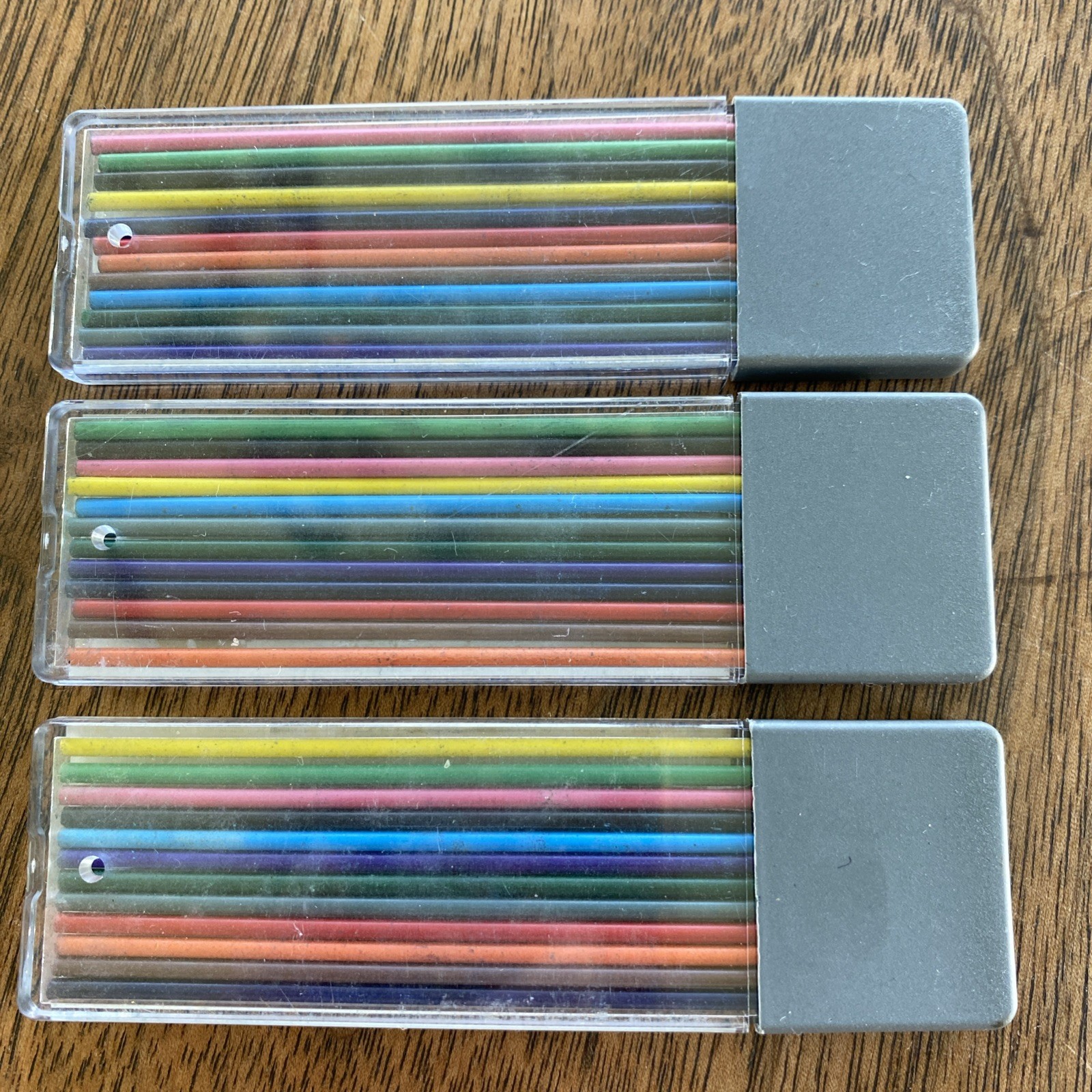 Mikro 2mm Colored Pencil Leads Refills, 3 Packs Of 12 Each Mechanical Pencil