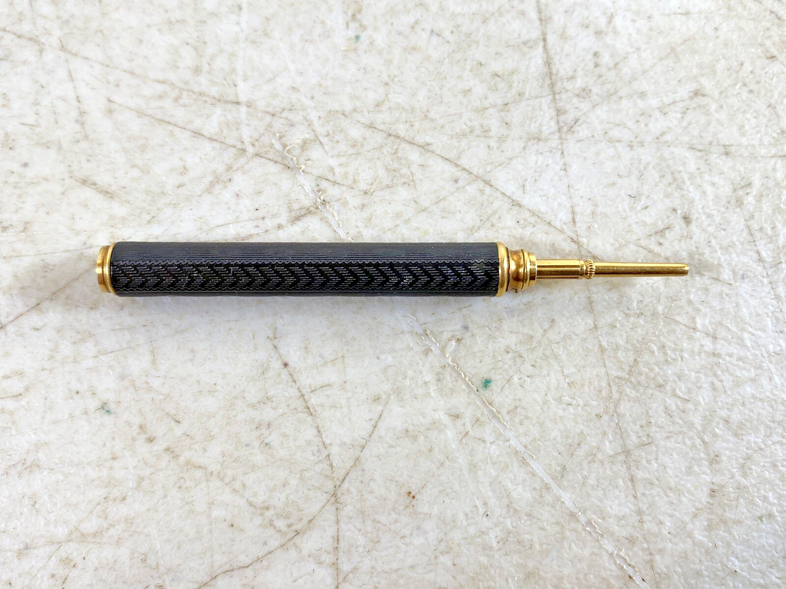 READ Top Only GOODYEARS VICTORIAN TELESCOPING MECH PENCIL BARREL. Part 125E88