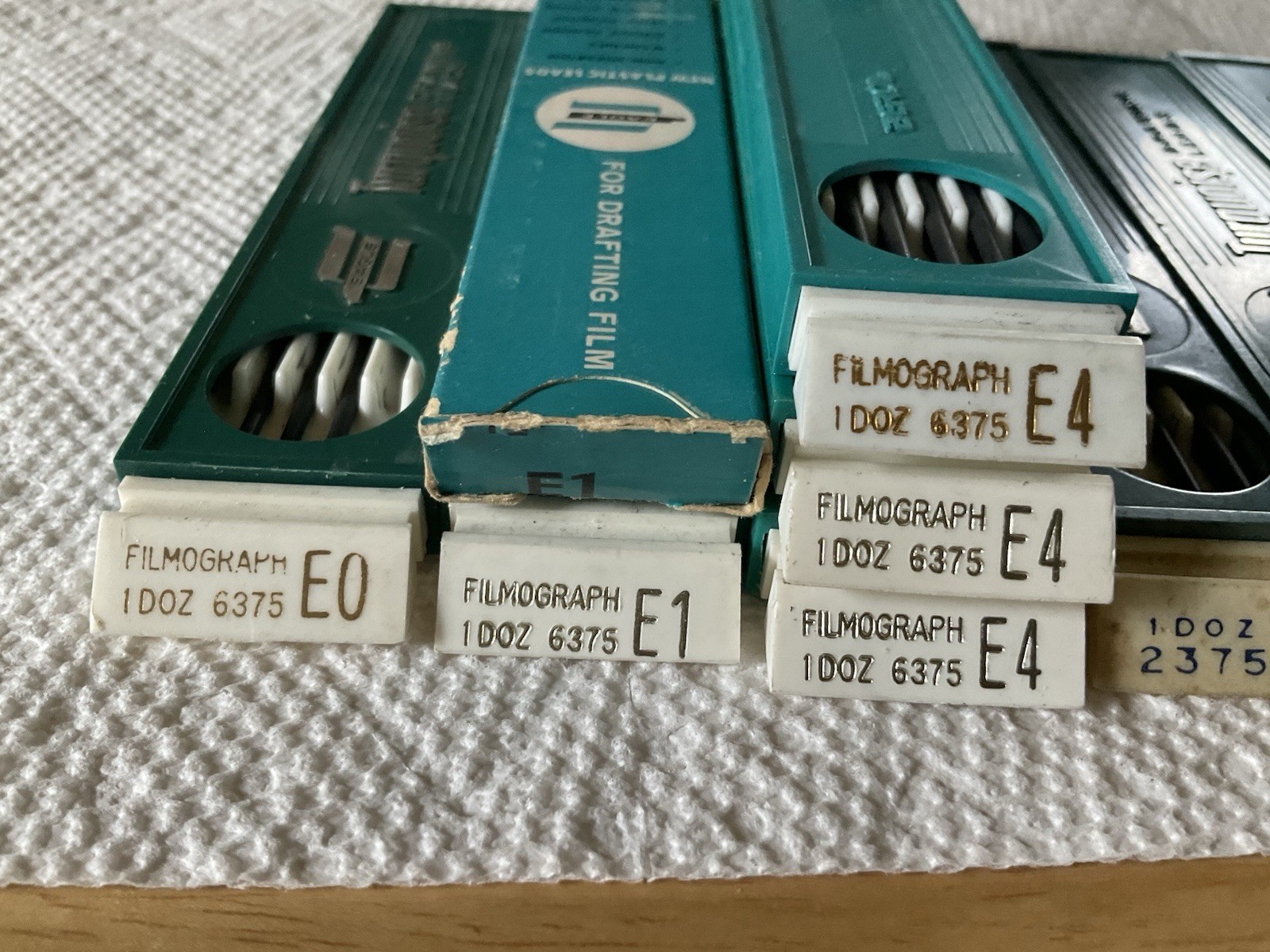 Turquoise Berol Drawing Leads 2375 & 6375 Asst.Quantities Lot 9 Pkgs