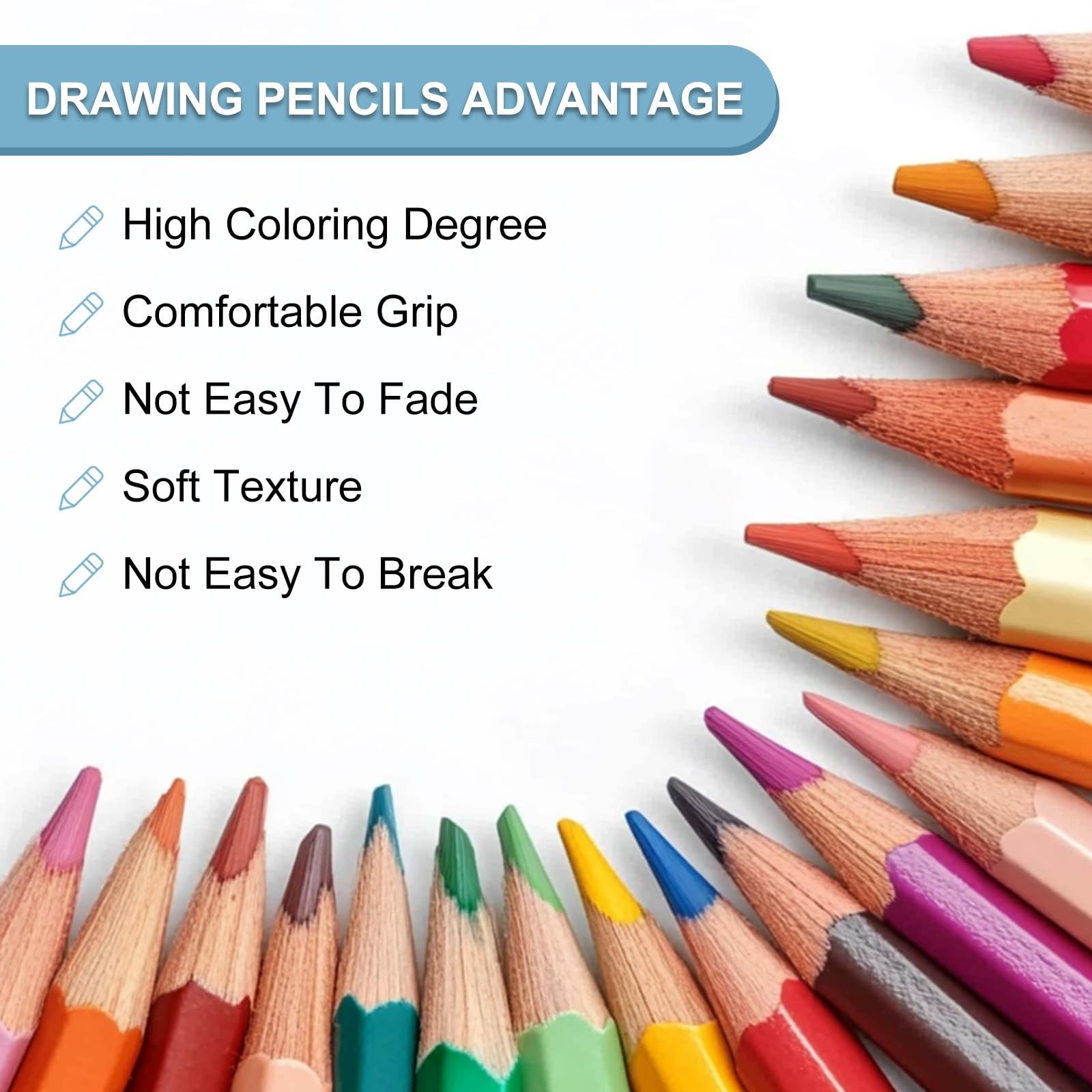 PATIKIL 8B Drawing Pencils for Sketching, 24PCS Sketch Drawing…