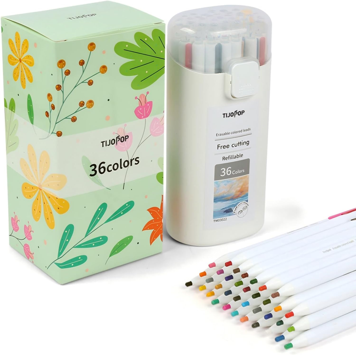Colored Mechanical Pencil 3.0Mm for Coloring Books,36Pcs Mechanical Colored Penc