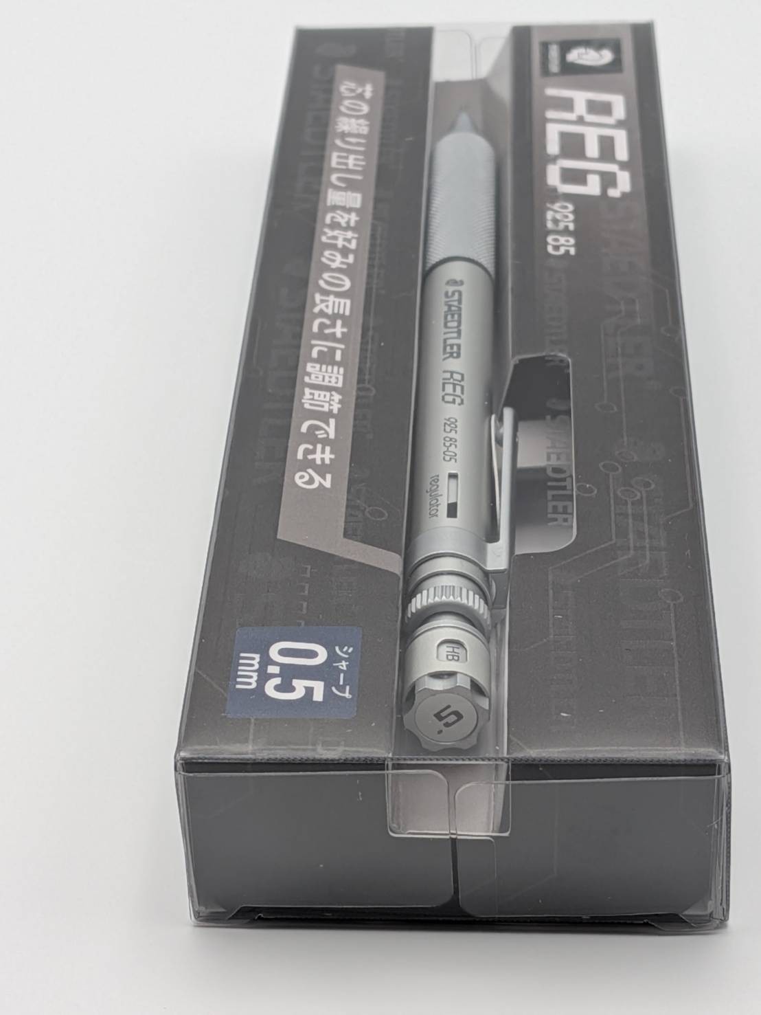 STAEDTLER REG Mechanical Drafting Pencil 925 85-05 0.5mm Sliver Adjustable Lead
