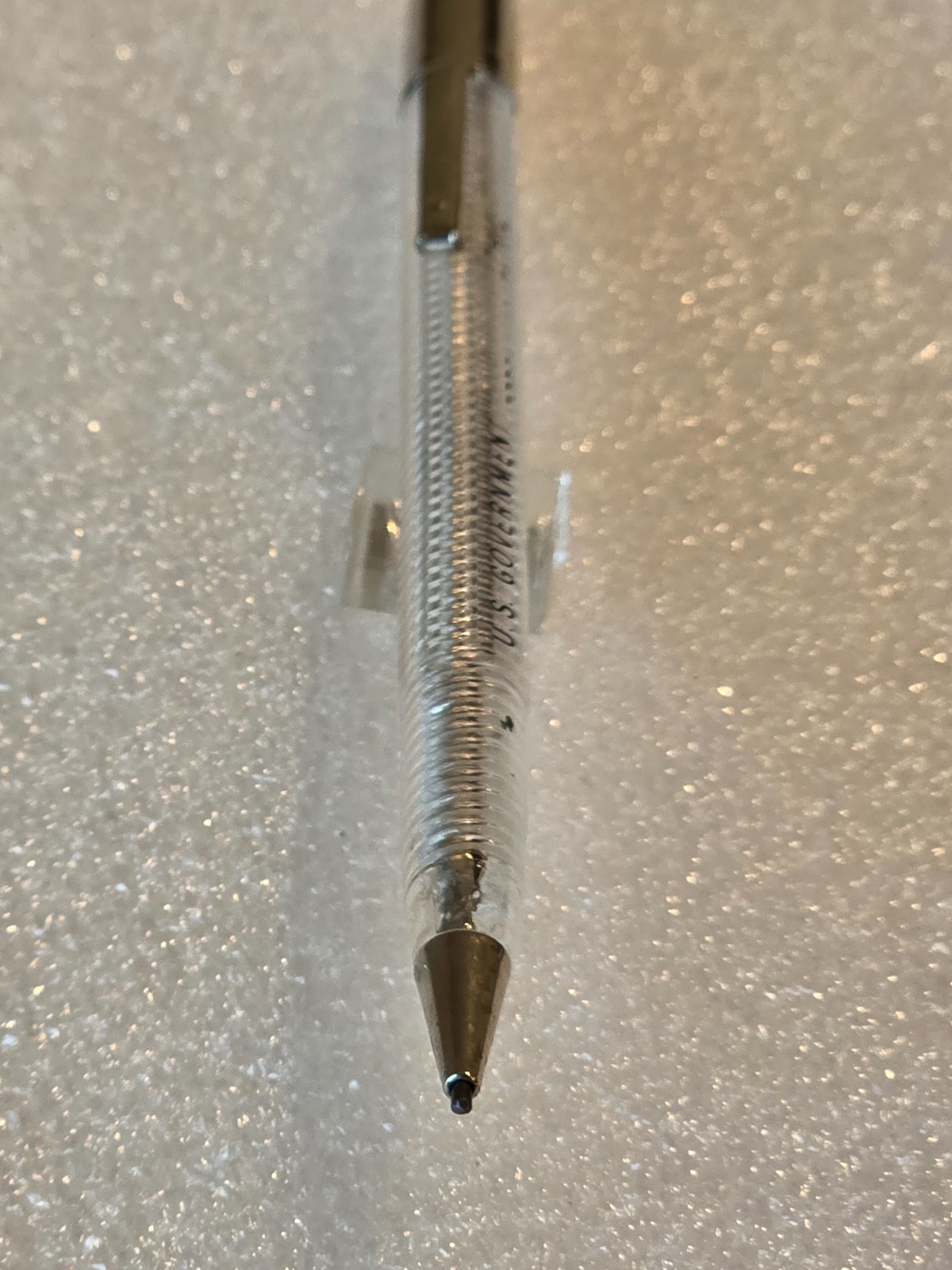 *RARE Clear (US GOVERMENT) SCRIPTO Classic K780 Translucent Mechanical Pencil A1