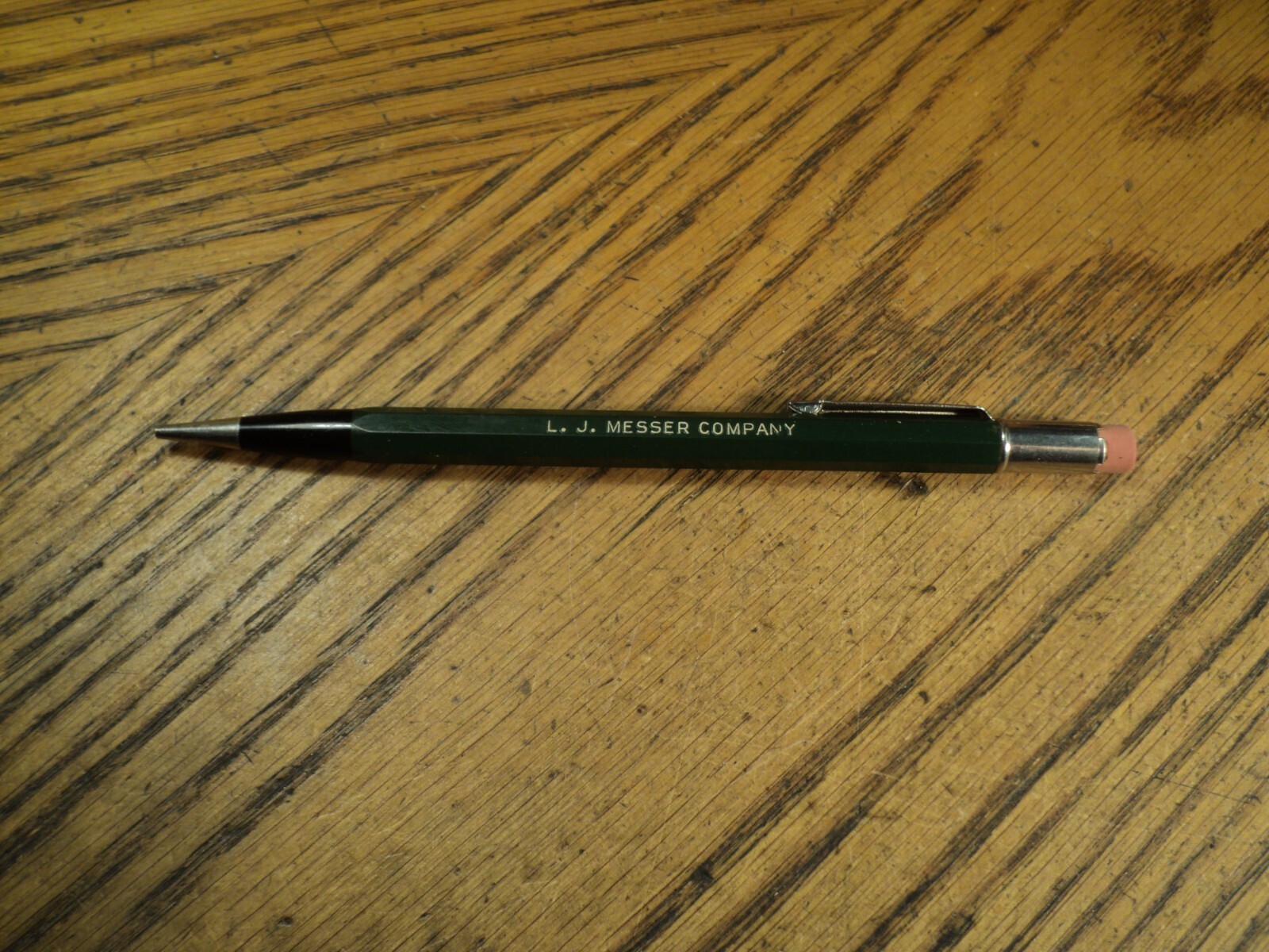 Vintage Autopoint Mechanical Pencil Advertising L J Messer Company