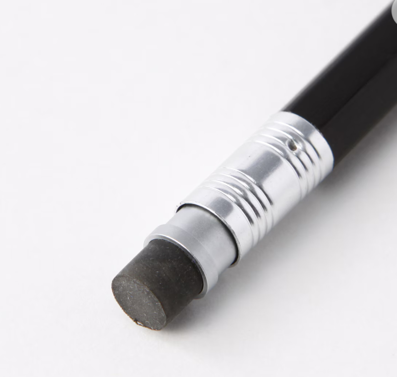 MUJI Hexagonal black natural wood Mechanical Pencil 0.5mm made in Japan
