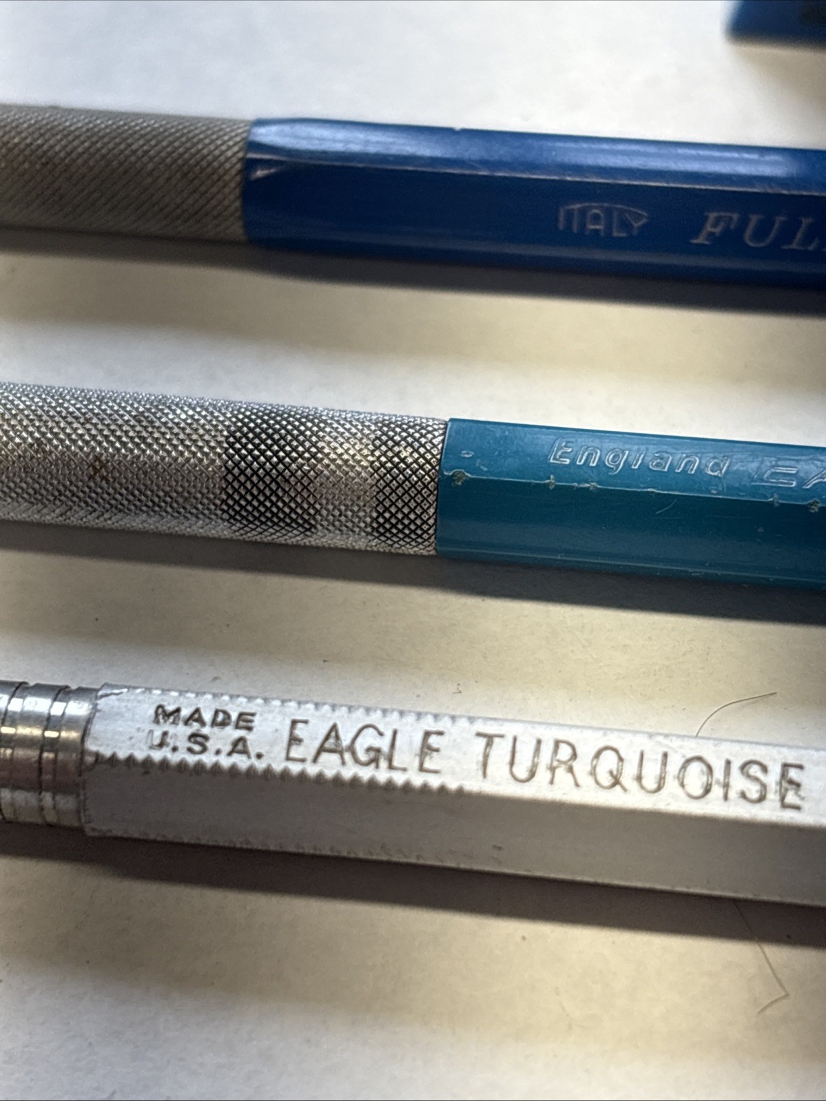 EAGLE Turquoise Prestomatic 3377, EAGLE Turquoise 10, Fullerton Acutron 1030.