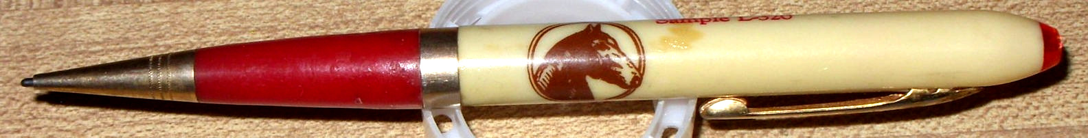 SALESMAN SAMPLE MECHANICAL ADVERTISING PENCIL, NO. L320, KENTUCKY BOTTLING WORKS