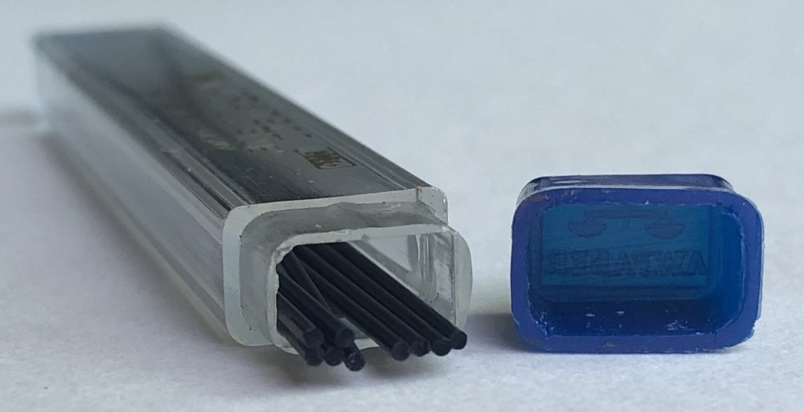 Vintage A. W. FABER Mechanical Pencil Lead Blue .9mm 2.75″ NOS 9pk Tube Germany