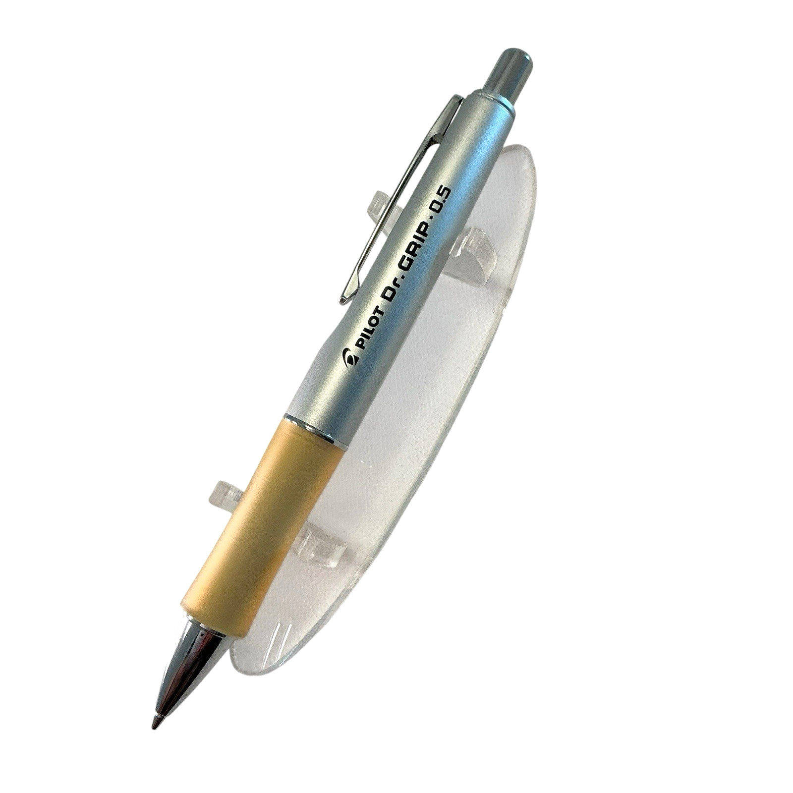 Pilot Dr Grip Mechanical Pencil 0.5 Metallic Silver Barrel VINTAGE