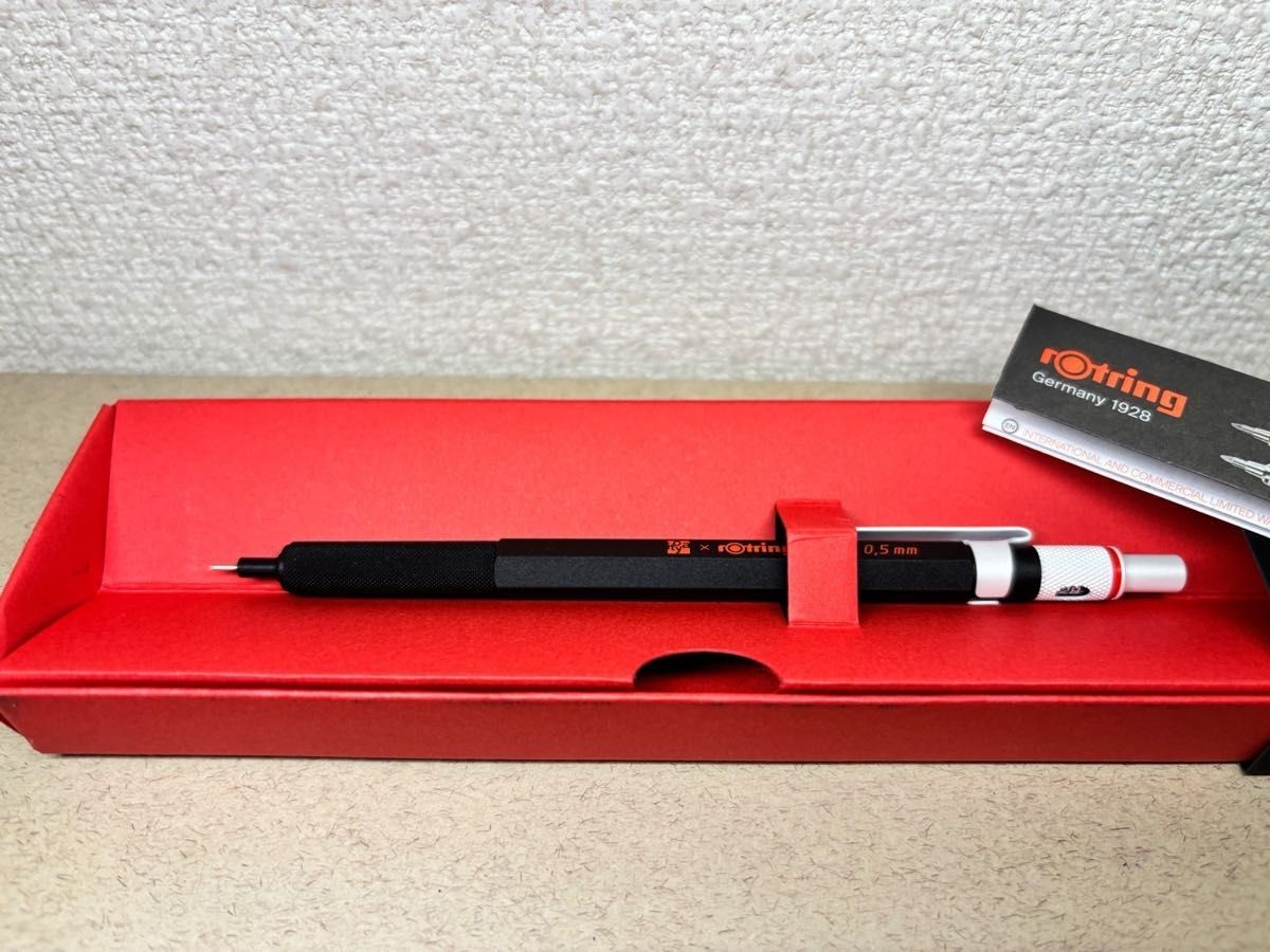 Rotring 600 Black Barrel Mechanical Pencil Ito-ya Limited Color 0.5 mm Itoya