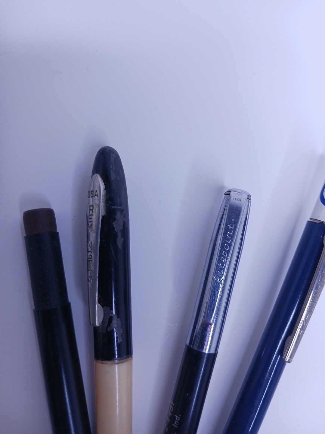 Vintage Mechanical Pencil Lot Of 4 Untested Autopoint Remington Ritepoint