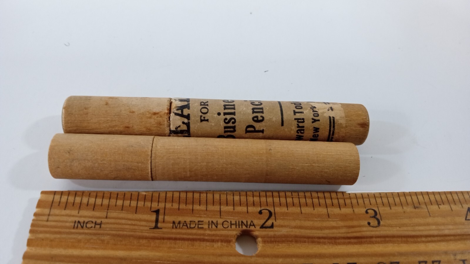 Antique Edward Todd Leads For Business Pencils Original Wooden Cases