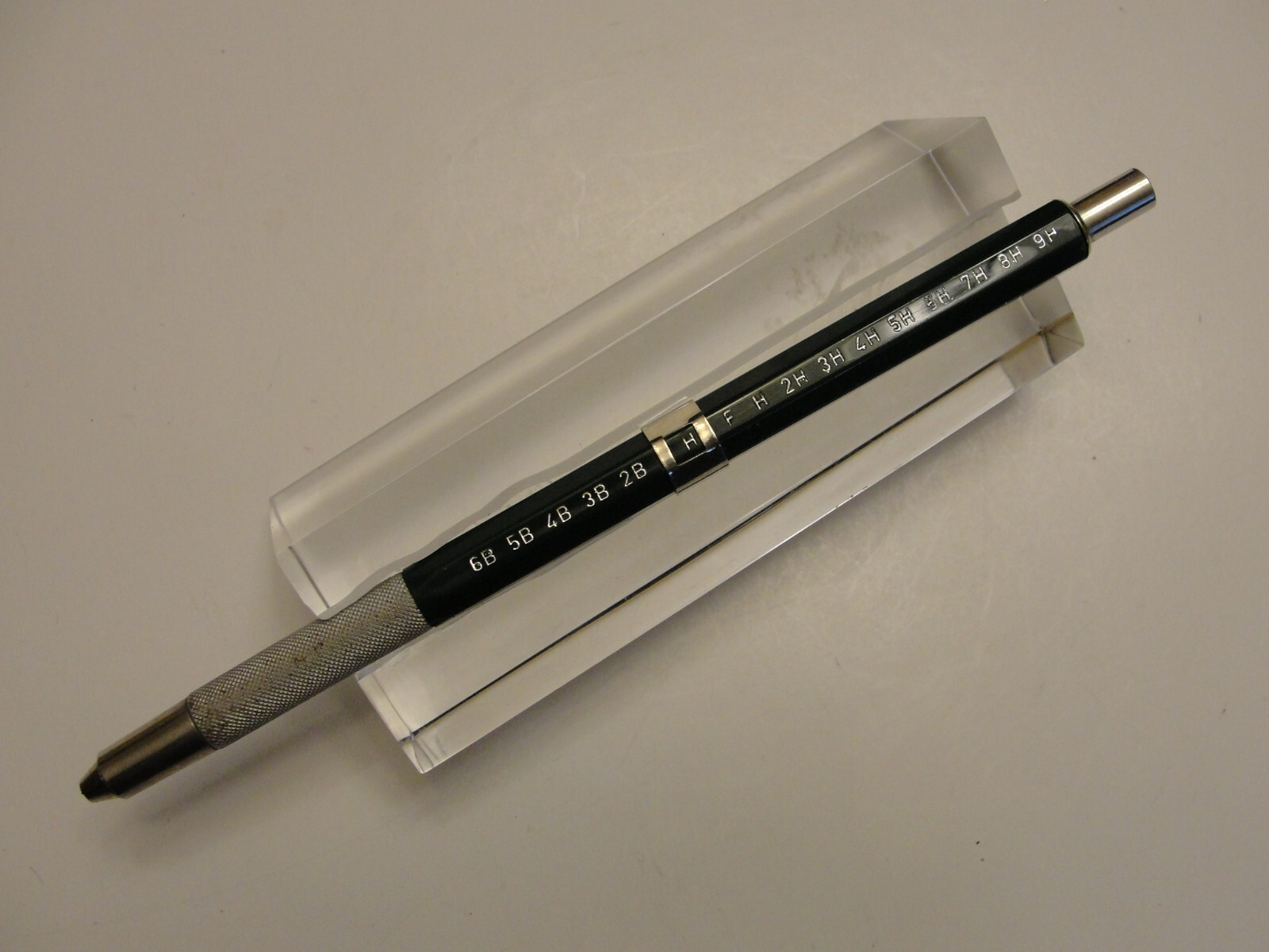 Universe 200P Green Mechanical Pencil Clutch Lead Holder w/ H Sliding Sleeve