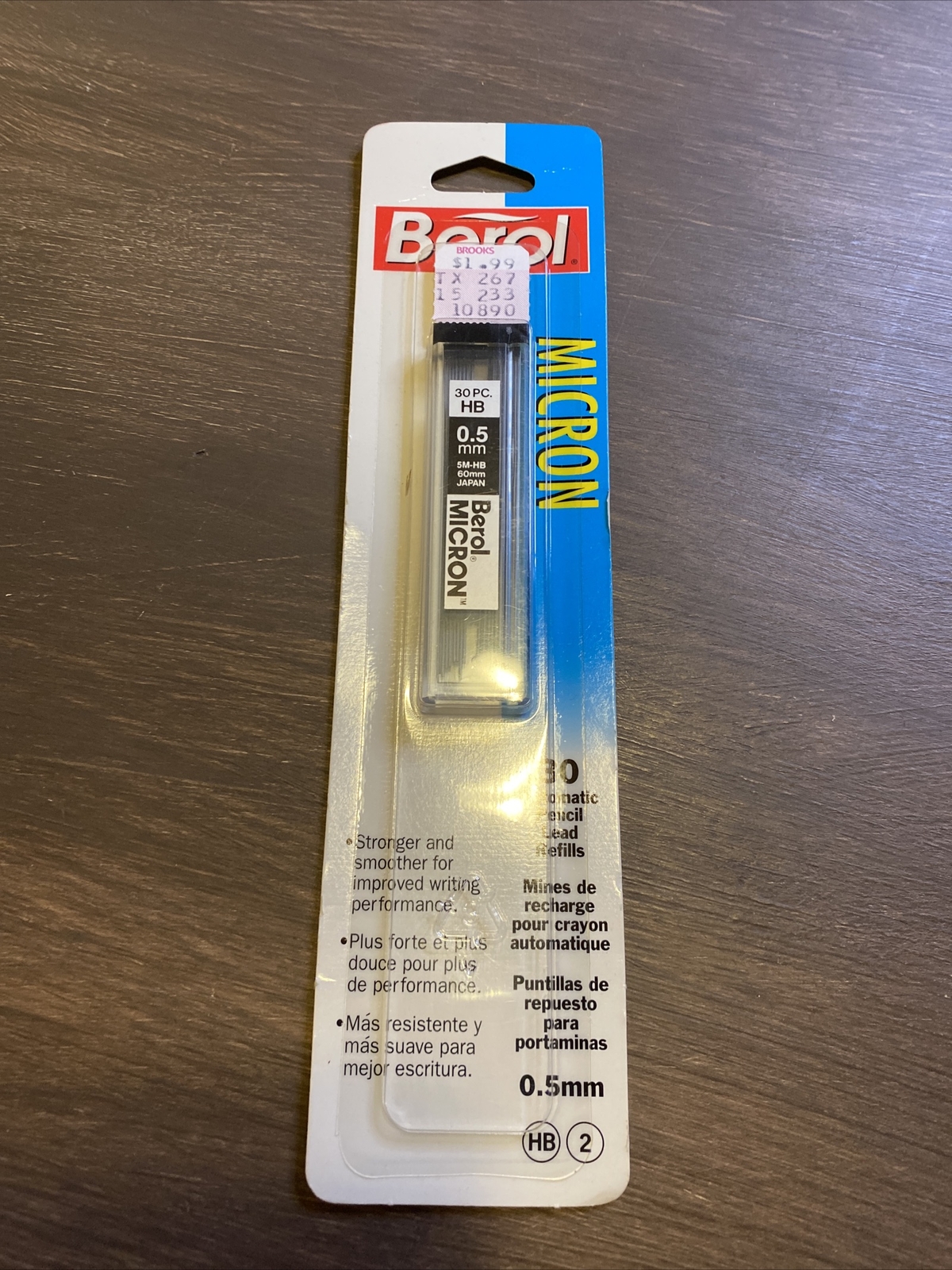 Vintage Berol Micron 30 Automatic, Pencil, Lead Refills, 0.5 mm New