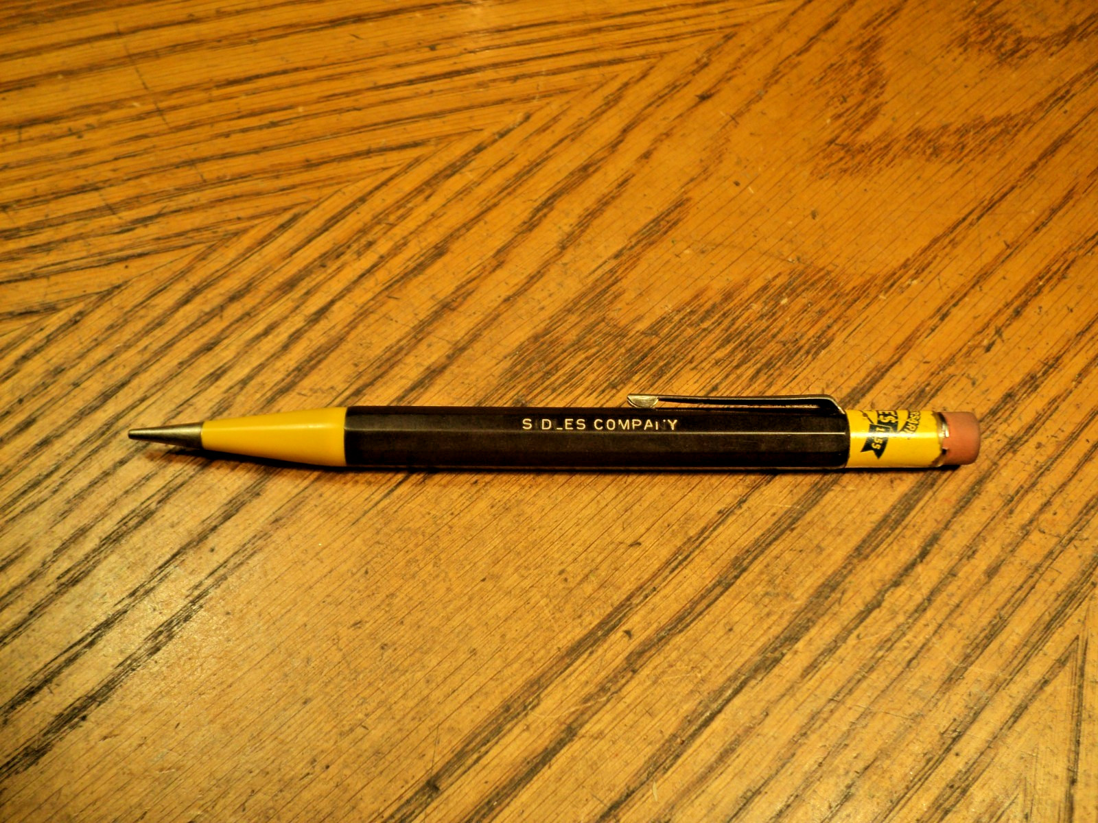 Vintage Autopoint Mechanical Pencil Advertising Sidles Company 5-5/8″ USA A