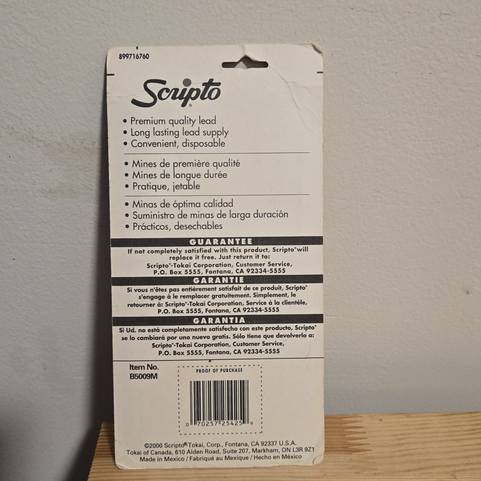 Vintage 2000 SCRIPTO Multicolor Preium Lead Mechanical Pencils .7mm B5009M