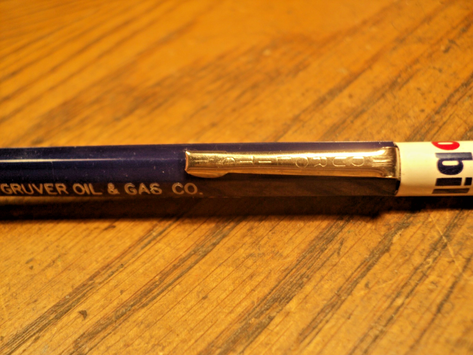 Vintage Durolite Mechanical Pencil Gruver Oil & Gas Co 5-58″ Long USA