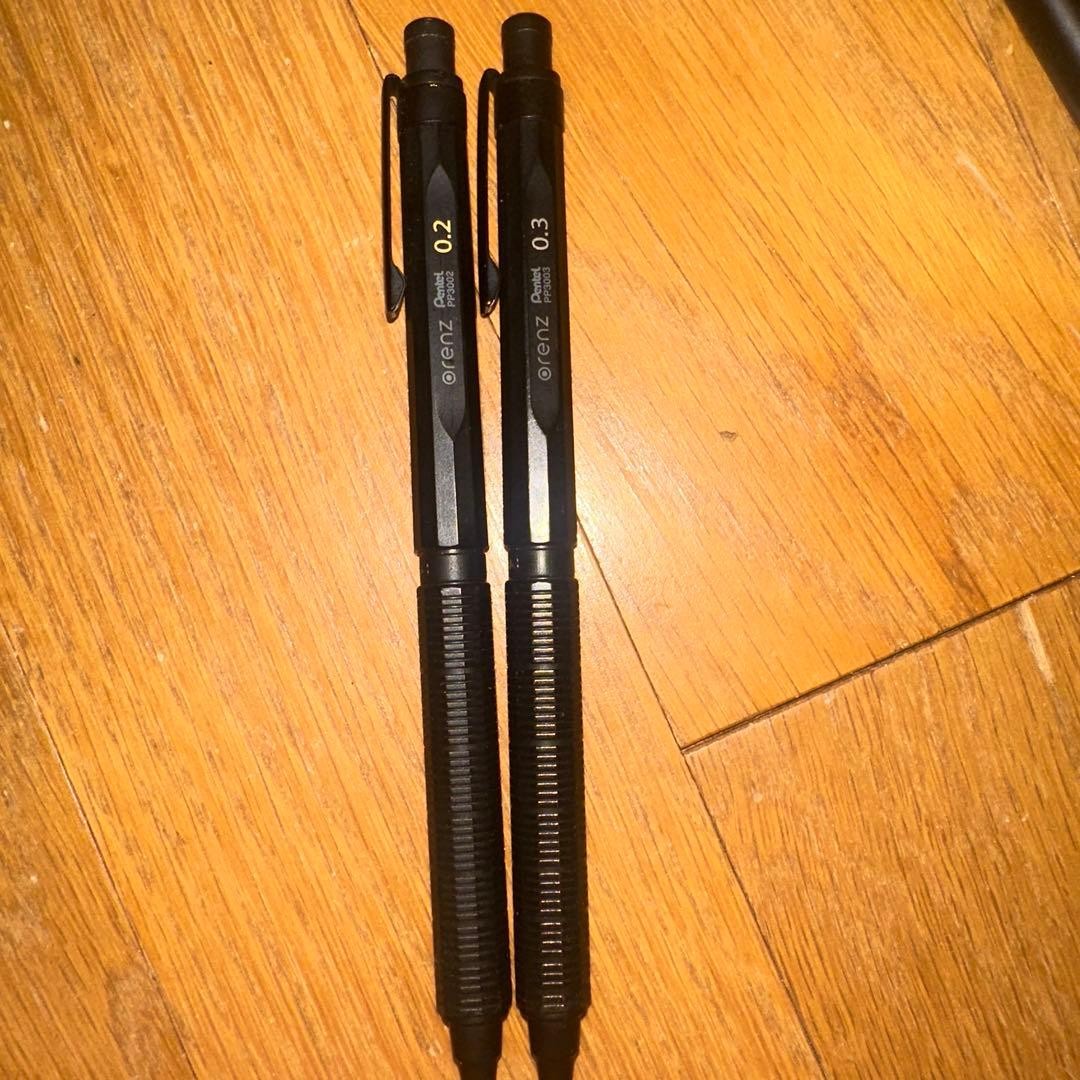 Pentel orenz 0.2mm 0.3mm 2 pieces set