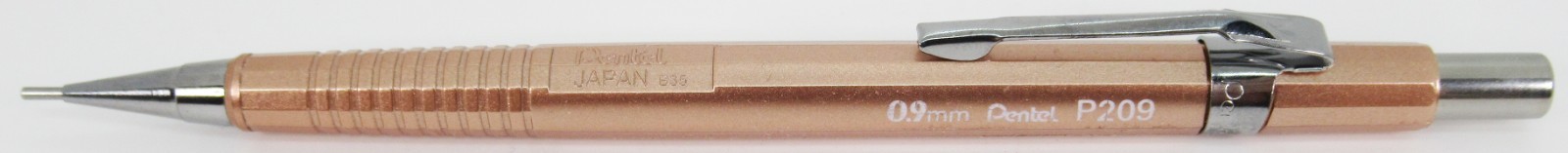 Pentel P200 Collection Metallics – Rose Gold, Set of 3 (Brazil)