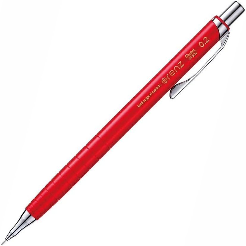 Pentel Mechanical Pencil Orenz XPP502-B 0.2mm Red