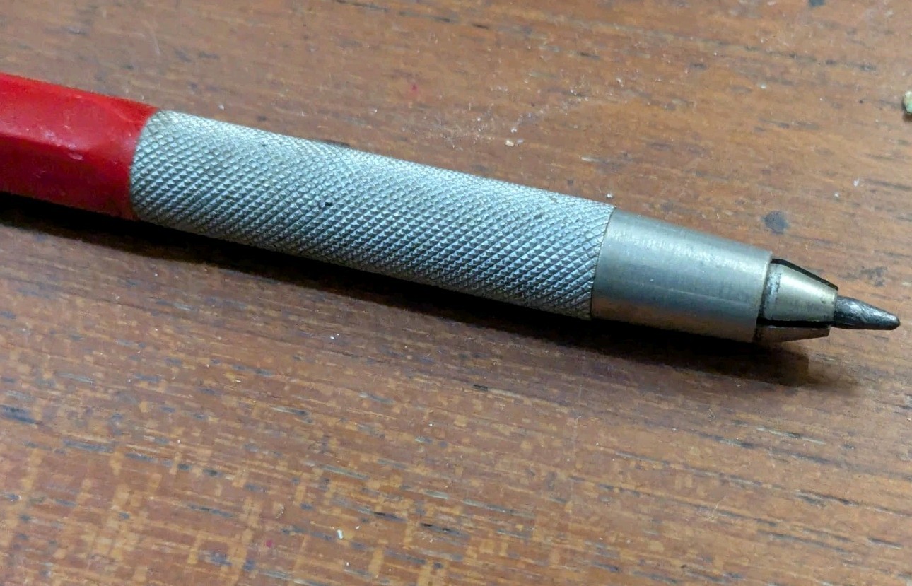 Vintage KOH-I-NOOR Technigraph 5611 Red Mechanical Pencil Italy EUC