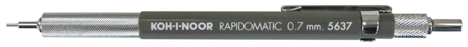 Koh-I-Noor Rapidomatic Mechanical Pencil, .7mm 1 Count (Pack of 1), Gray