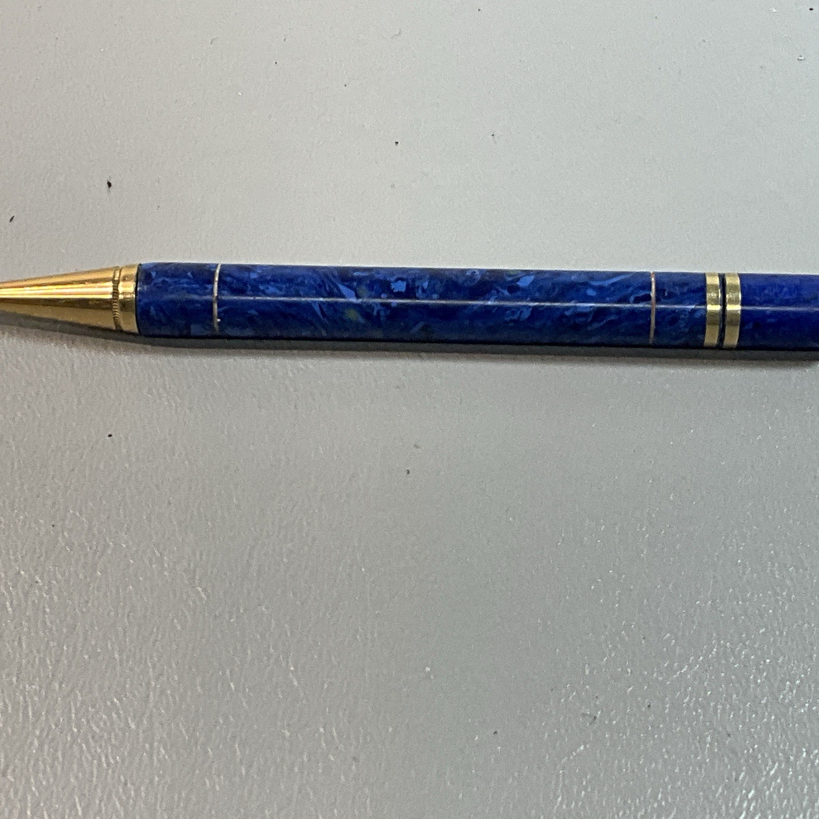 VINTAGE CONKLIN ENDURA MECHANICAL PENCIL BLUE LAPIS LAZULI 4.5 IN. 1920’S (S1113