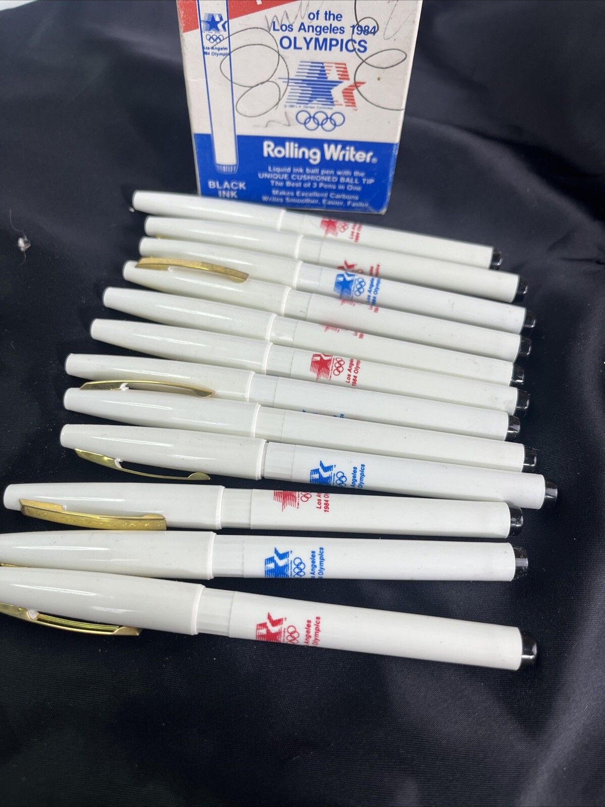 Vintage Full Box Pentel Olympics 1984 Pens